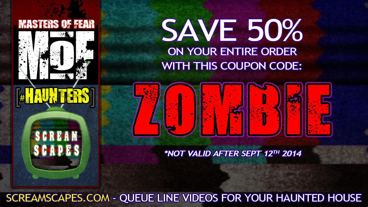 1280x720 - Scream Scapes - Coupon Code  - ZOMBIE